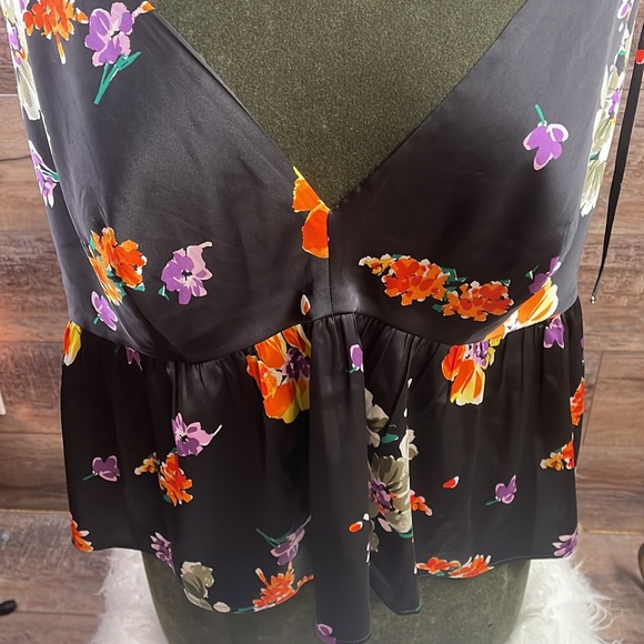 Savage Fenty Ladies Floral Halter Crop Top 2X